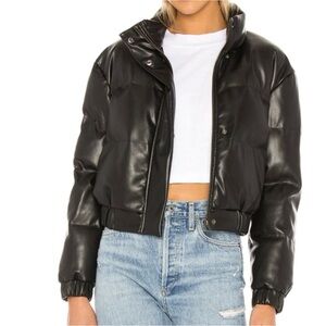 H:ours Andy Faux Leather Jacket Black
Vegan Leather Size XS